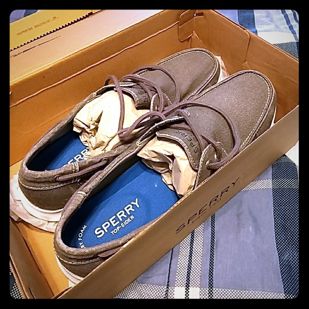 Sperry Canvas boat shoes - Brand New